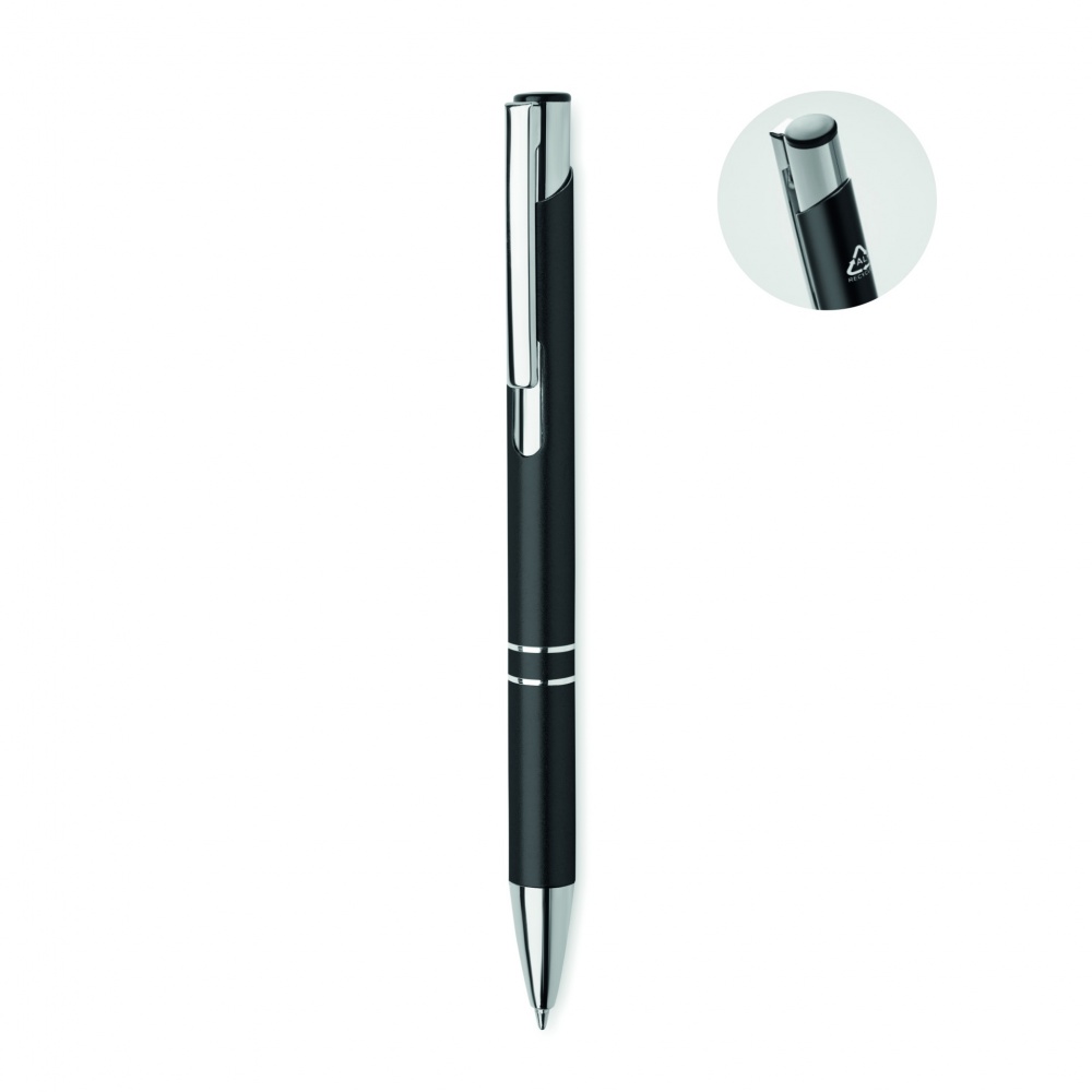 Logo trade corporate gifts picture of: Recycled aluminium ball pen