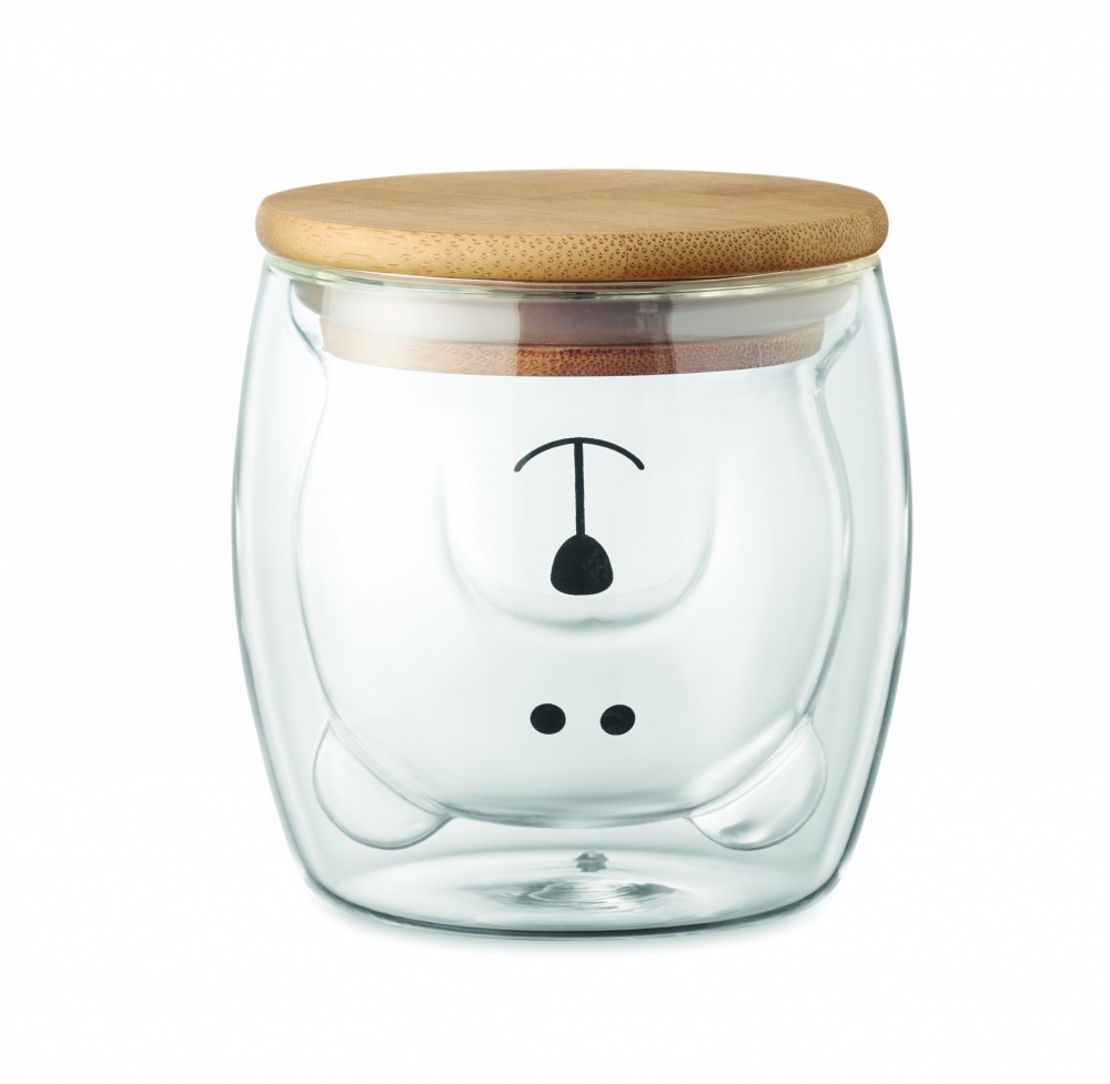 Logotrade promotional product picture of: Double wall borosilicate mug