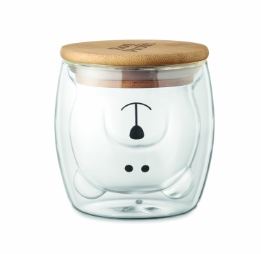 Logo trade promotional gifts image of: Double wall borosilicate mug