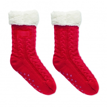 Logo trade promotional merchandise image of: Pair of slipper sock L