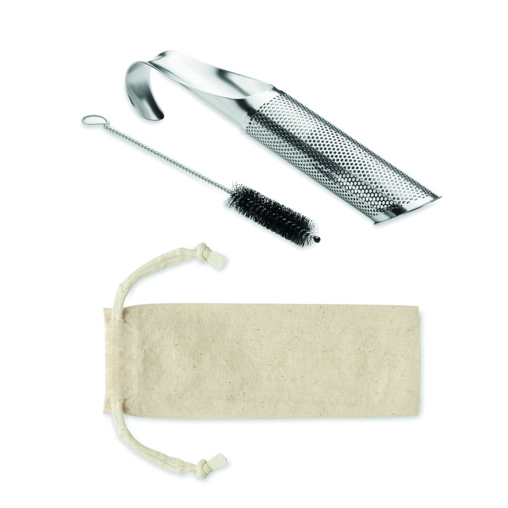Logo trade advertising products image of: Stainless steel tea infuser