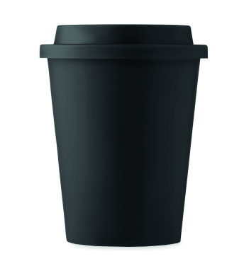 Logo trade promotional merchandise picture of: Double wall tumbler PP 300 ml