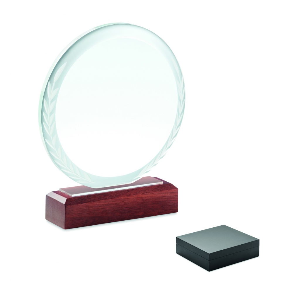 Logotrade business gift image of: Round award plaque