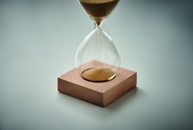 Logo trade promotional gifts image of: 5 minute sand hourglass