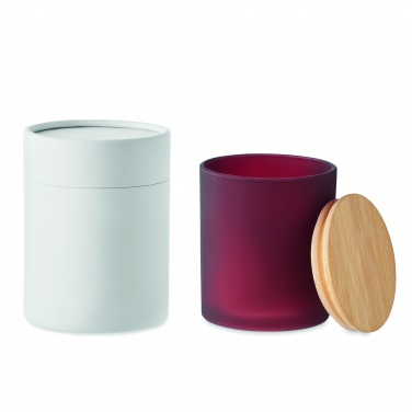 Logo trade promotional items image of: Plant based wax candle 280 gr