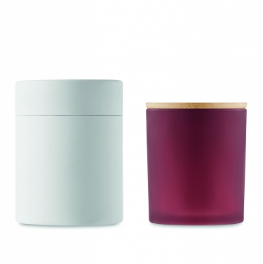 Logo trade business gifts image of: Plant based wax candle 280 gr