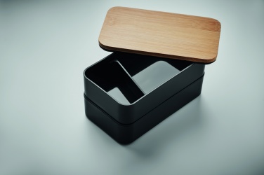 Logo trade corporate gifts image of: Lunch box in PP and bamboo lid