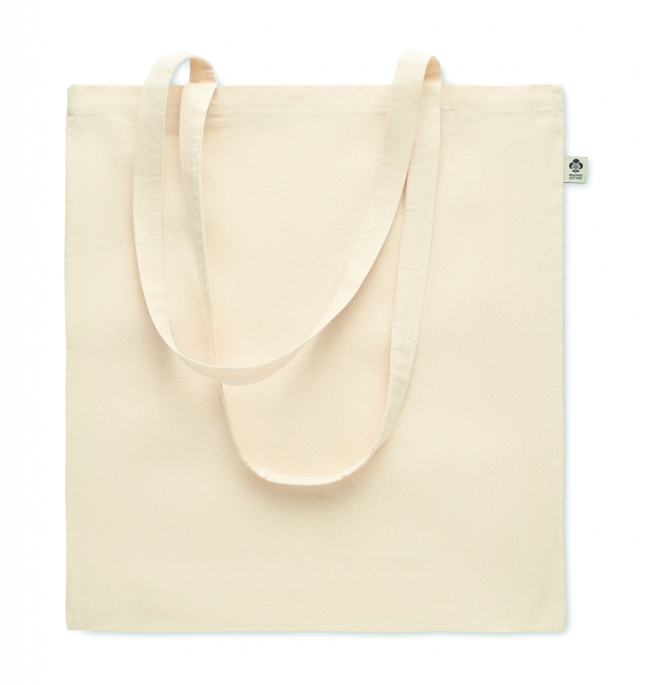 Logo trade promotional gifts picture of: Organic cotton shopping bag