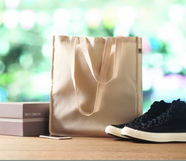 Logo trade promotional giveaways picture of: Organic cotton shopping bag