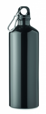 Logotrade corporate gifts photo of: 1000 ml single-walled aluminum water bottle with a carabiner