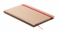 120recycled page notebook, Red
