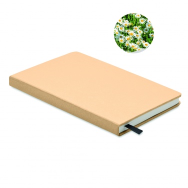 Logotrade promotional giveaway image of: A5 recycled page notebook