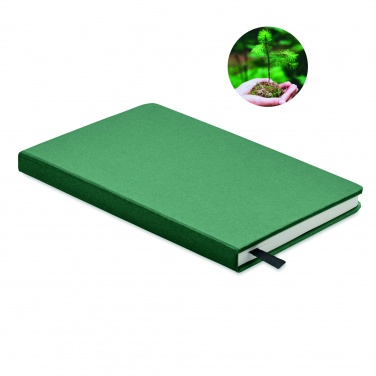 Logo trade promotional merchandise photo of: A5 recycled page notebook