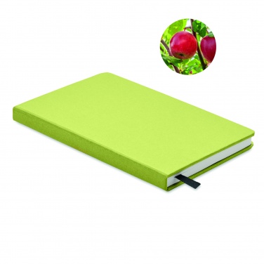 Logo trade promotional giveaways picture of: A5 recycled page notebook