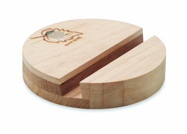 Logotrade business gifts photo of: Birch Wood phone stand