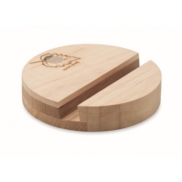 Logotrade corporate gifts photo of: Birch Wood phone stand