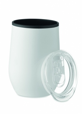 Logo trade corporate gifts picture of: Double wall travel cup 350 ml
