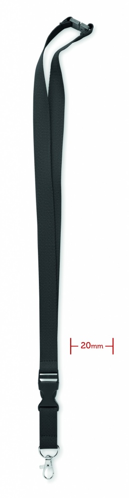 Logo trade promotional items image of: Lanyard cotton 20mm