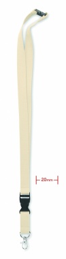 Logotrade promotional merchandise image of: Lanyard cotton 20mm