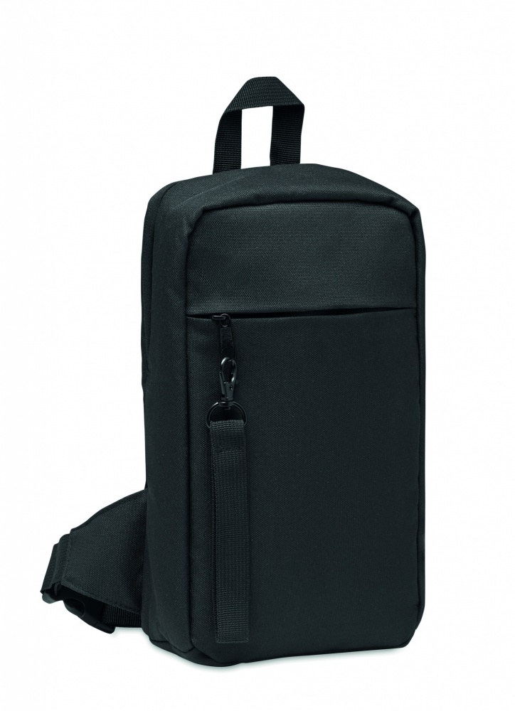 Logo trade promotional giveaways picture of: Cross chest bag in 600D Rpet