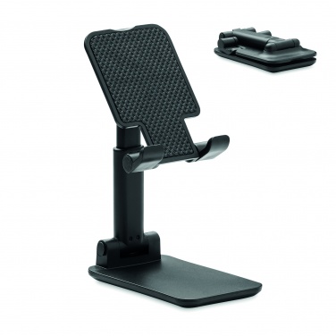 Logo trade promotional giveaways picture of: Foldable phone stand in ABS