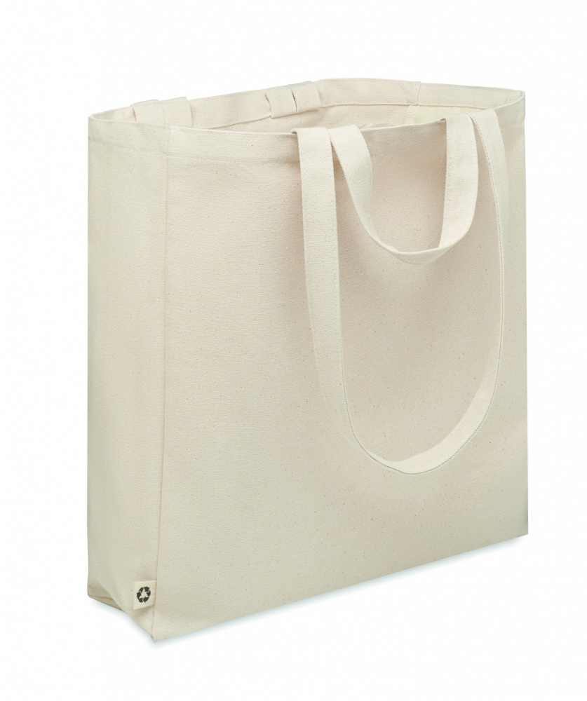 Logo trade promotional giveaways picture of: Recycled cotton shopping bag