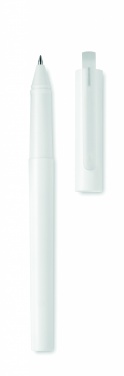 Logotrade promotional item image of: RPET blue gel ink ball pen