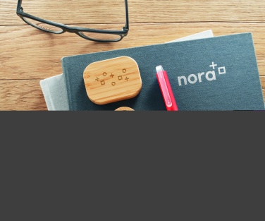 Logotrade promotional giveaways photo of: TWS earbuds in bamboo case