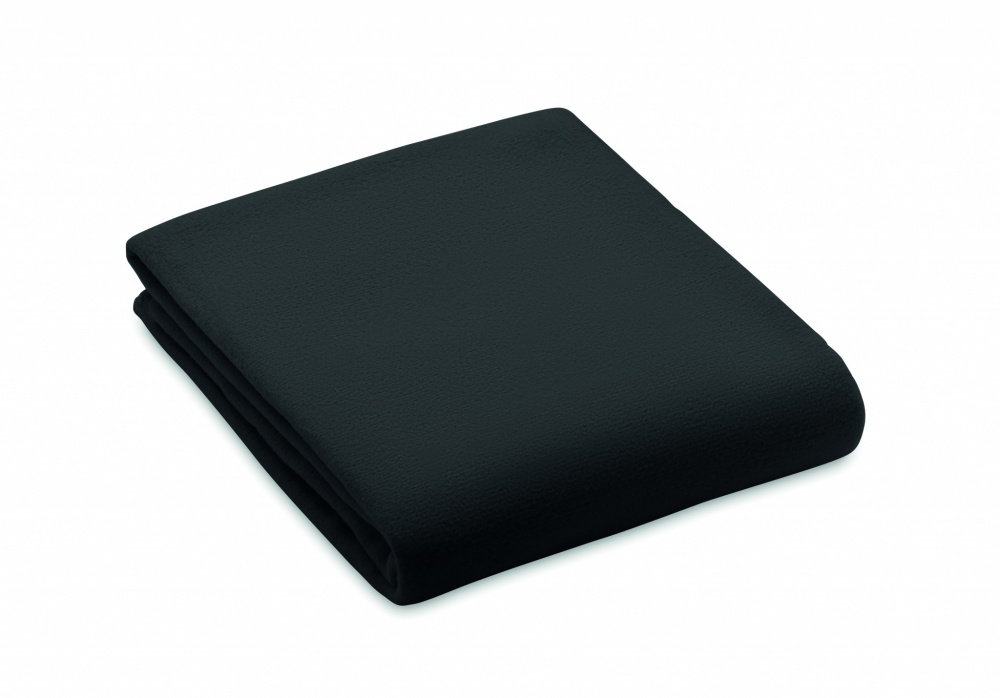 Logo trade promotional merchandise photo of: RPET fleece blanket 130gr/m²