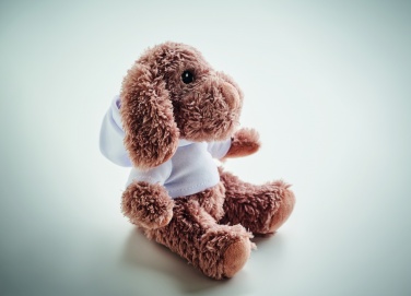 Logo trade advertising products image of: Dog plush wearing a hoodie