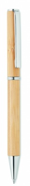 Logotrade promotional gift image of: Bamboo twist type ball pen