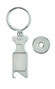 Logotrade promotional gifts photo of: Euro Token key ring Porvoo