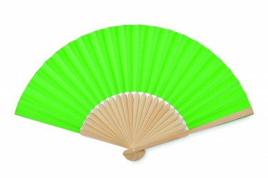 Logo trade promotional items image of: Manual hand fan