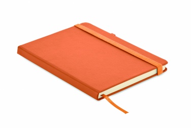 Logo trade corporate gifts picture of: Recycled Leather A5 notebook