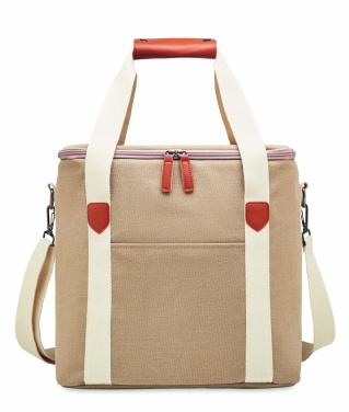 Logotrade promotional giveaway image of: Large cooler bag canvas 450gr/m