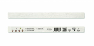 Logotrade promotional gift picture of: Sheet of seed paper wristbands