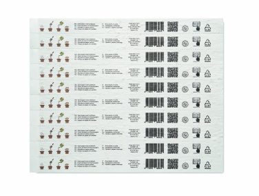 Logotrade promotional gift image of: Sheet of seed paper wristbands