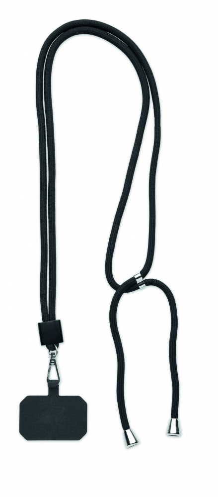 Logotrade promotional giveaway picture of: RPET Phone holder lanyard