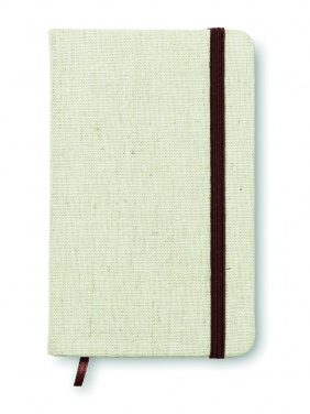 Logotrade promotional giveaway picture of: A6 canvas notebook lined
