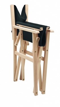Logo trade promotional products picture of: Foldable wooden beach chair