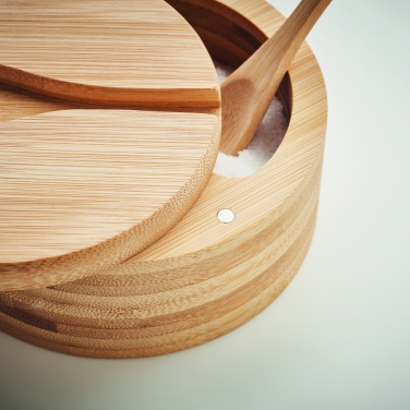 Logo trade advertising product photo of: Salt and pepper bamboo box