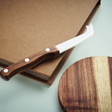 Logotrade promotional giveaway image of: Acacia cheese board set Dresden