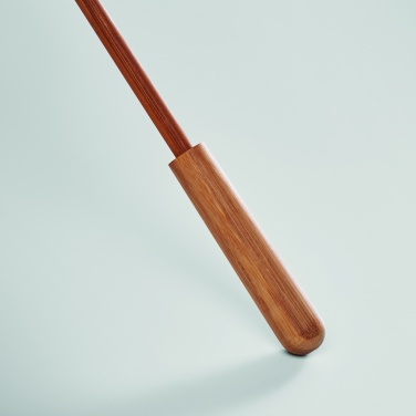 Logo trade corporate gifts image of: 23,5 inch RPET/bamboo umbrella