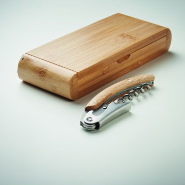 Logotrade promotional giveaways photo of: Waiter's knife in bamboo