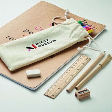Logotrade promotional gift image of: Kids drawing set in drawstring