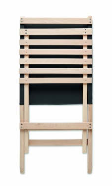 Logotrade promotional product picture of: Foldable wooden beach chair