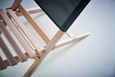 Logotrade promotional item picture of: Foldable wooden beach chair