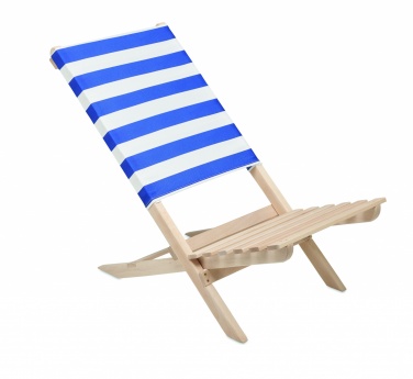 Logotrade promotional product image of: Foldable wooden beach chair