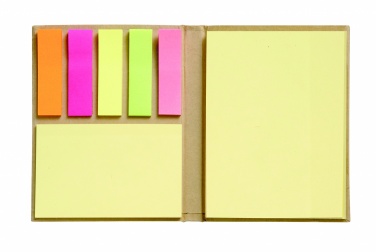 Logo trade promotional giveaways picture of: Sticky note memo pad recycled