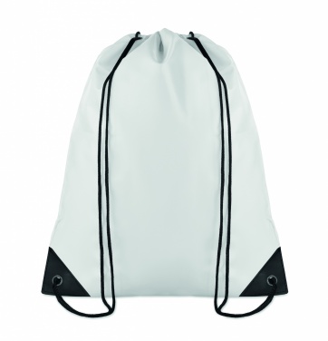 Logo trade promotional giveaways image of: 190T Polyester drawstring bag